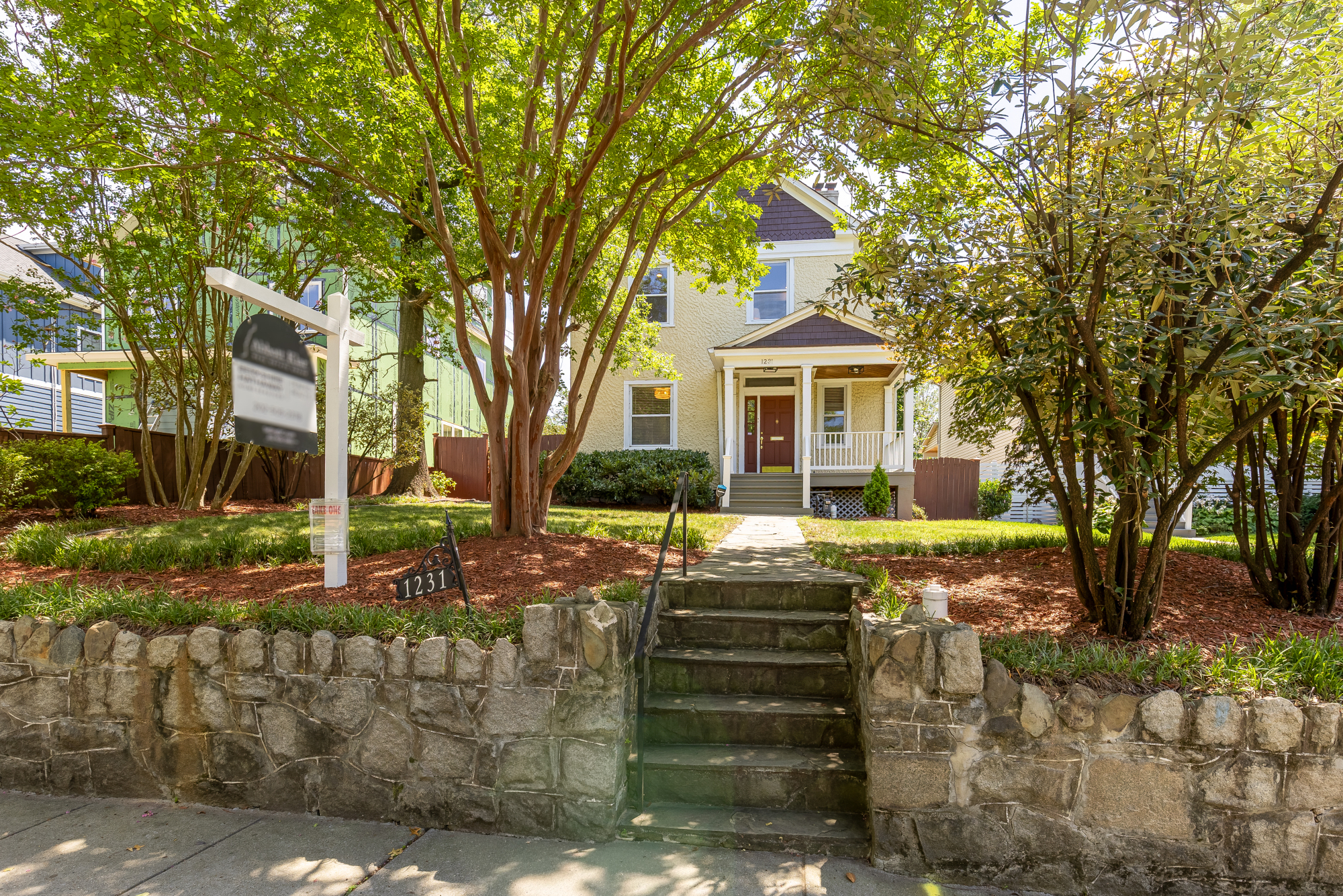 1231 Franklin St NE DC sidewalk view